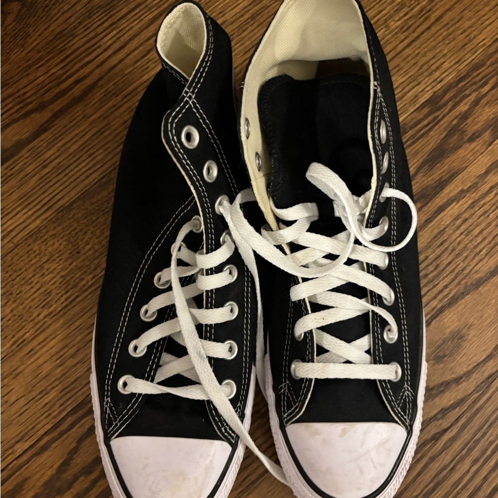 Converse Black and White Canvas Sneakers